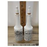 Chemist Print Bottles, Made In England