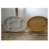 Nantucket Baskets, Chip And Dip Serving Platter 16