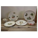 Assorted Kids Plates And Cup, Hazel Atlas Circus