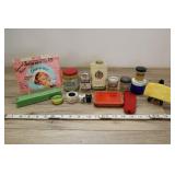 Vtg Toiletry Containers, Estivin, Yardley, Mentho