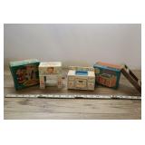 Vtg Automatic Ironer, Sink, Toys And Washboard.