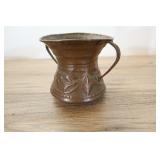 Hammered And Tooled Copper Tankard,5"h