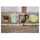 Vintage Miniature Stiens And Pyrex Pitcher