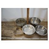 Stainless Strainers, Wire Basket, Heart Mold, Triv