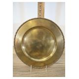 Brass Serving Platter, 12"w