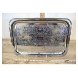 Silver Plate Serving Paltter 18"l