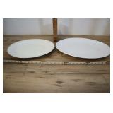 Pair Of Serving Platters, Porcelain Homer Laughlin