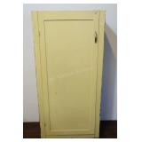 Yellow Farmhouse Cabinet, 27"w X 57"t X12.5"d