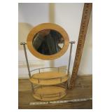 Wood  Tabletop Vanity Mirror
