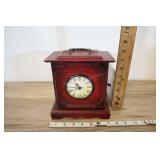 Battery Operated Mantel Clock, Hidden Comp.