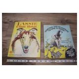 2 Books, Lassie Come Home, Stand Back Said