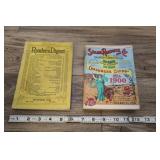 1900 Sears Catalog And 1936 Readers Digest.