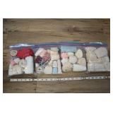 Assorted Lace Trim In 4 Bags.