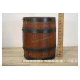 12" Wooden Wine Barrel 10x12"t, No Holes