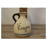 English Torquay Motto Ware Pottery, Vinegar Bottle