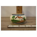 English Torquay Motto Ware Pottery, Bowl, Early