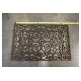 28.5" Rectangular Cast Iron Door Mat