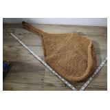 Long Strap Exp Woven Grass Bag