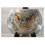 Wil-aren Originals Hand Made Butterfly Belt Buckle