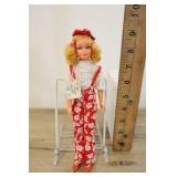 1969 Skipper Doll Red & White Hawaiian Pants & Hat