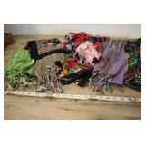 Assrtd Neck Scarves- Red Floral, Black, Purple,etc