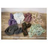 Assrtd Neck Scarves-knit Grey, Purple, Pink, Etc