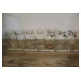 Assorted Mason Quart Jars Without Lids