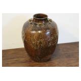 Antique Chinese Martaban Storage Jar, 16"t