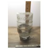 Vtg Folgers Ground Coffee Dispenser, Has Crack.