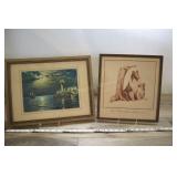 Two Prints, Lighthouse, Theres Something In Heredi