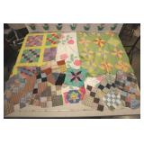 Quilt Starts And Pieces,