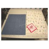 Little Ones Blankets, Blue And Pink, Some Discolor