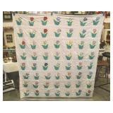 Tulip Quilt, 72x79"