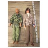 Pair Of 1968 Ken Dolls, Army Ken & Mod Ken