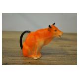 Ceramic Cow Pitcher, Made In Czecho-slovakia,