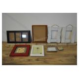 Assorted Picture Frames And Wall Hangers
