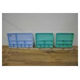 Vintage Lustroware Plastic Trays