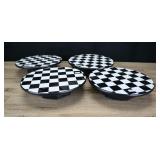 Four 9.5" Rotating Platforms, Battery Operated