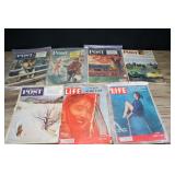 1950s Life Magazine And Saturday Evening Post Mags
