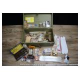 Wooden Tool Box, Loaded  With Tackle