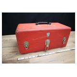 Vtg Red My Buddy Tackle Box,