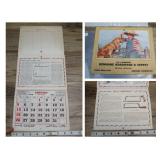 Advertising Wall Calendar C1958 Kenmore Hardware