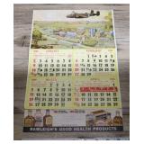 Advertising Wall Calendar C1944 Rawleigh