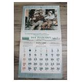 1953 Mt. Vernon Calendar, Dick Prankard