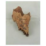 Sally Field Autographed Burl Wood #1