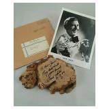 Hank Snow Autographed Burl Wood