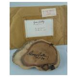 Gene Autry Autographed Burl Wood
