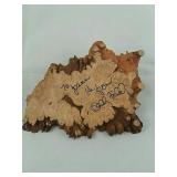 Sally Field Autographed Burl Wood #2
