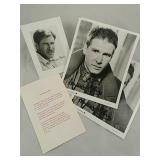 Harrison Ford Photographs; 5x7 Looks Signed.