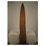 Primitive Wood Skinning Board, Fleshing Beam